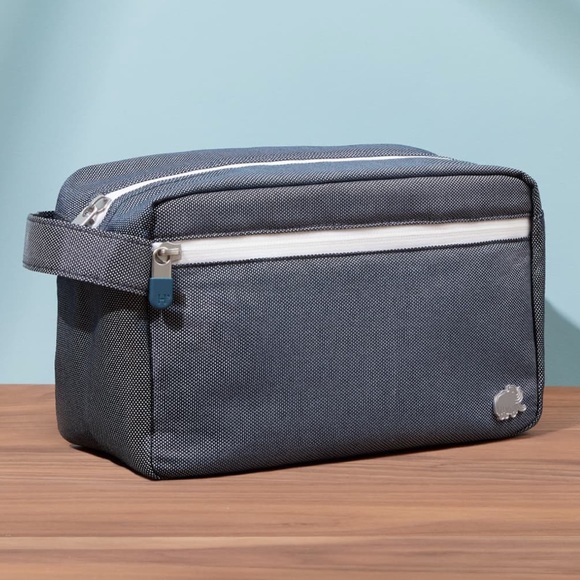 NEW HARRY'S Water resistant toiletries bag red/black - Picture 5 of 8